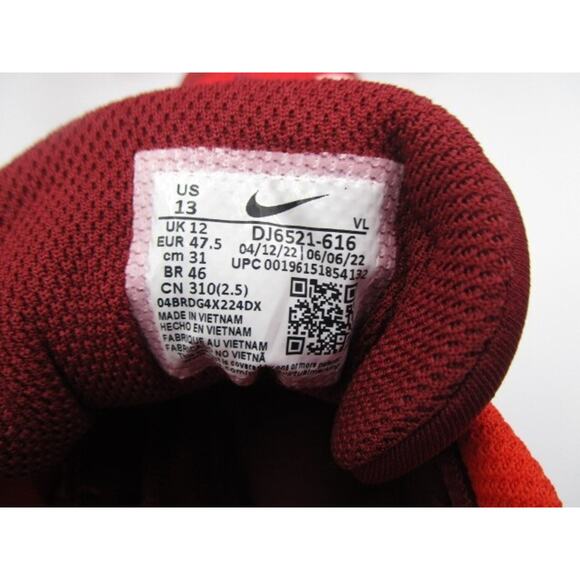 Nike Alpha Huarache Elite 4 Low Red Baseball Cleats Men/s Size 13 DJ6521-616 - Picture 5 of 5